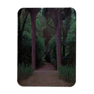 Path in a Park (by Santiago Rusiñol) Magnet