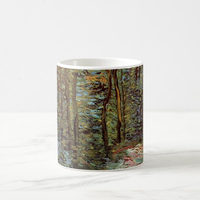 Path in the Woods by Vincent van Gogh Coffee Mug (Center)