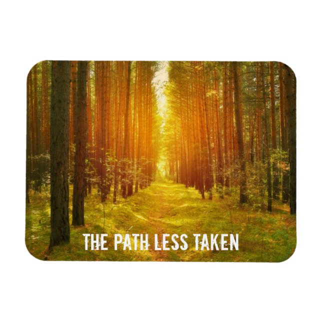Path in the Woods Magnet (Horizontal)