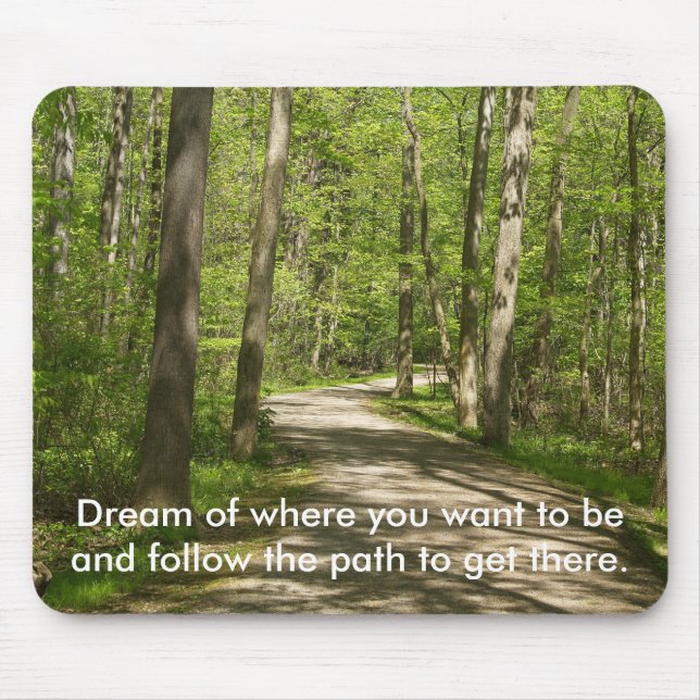 Path in the Woods Mousepad (Front)