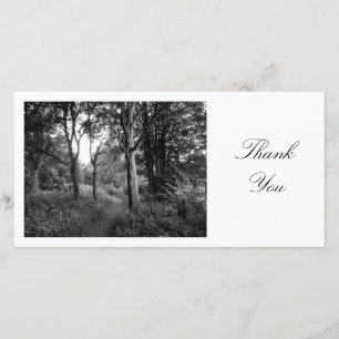 Path in the Woods - Thank You Card