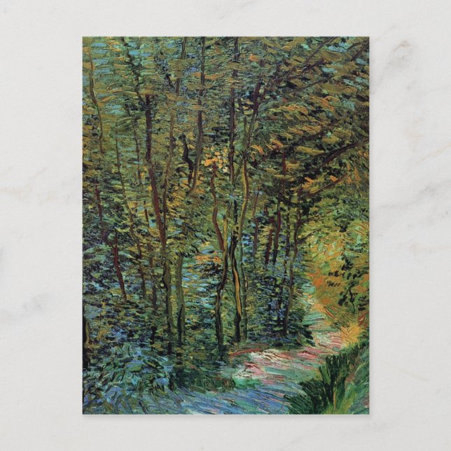 Path in the Woods, Vincent van Gogh Postcard (Front)