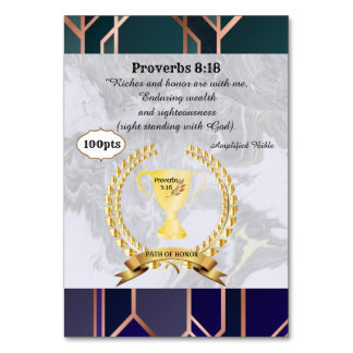 Path of Honour Game Card