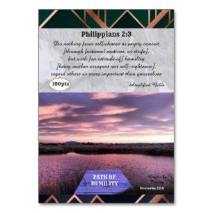 Path of Humility Game Card