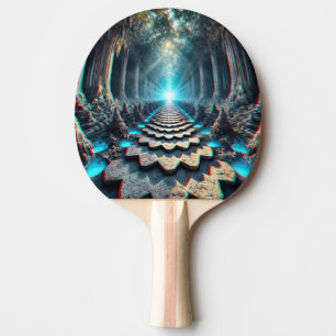 Path of Infinity: The Crystal Cave Descent Ping Pong Paddle