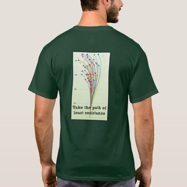 Path of least Resistance mens T-Shirt (Back)
