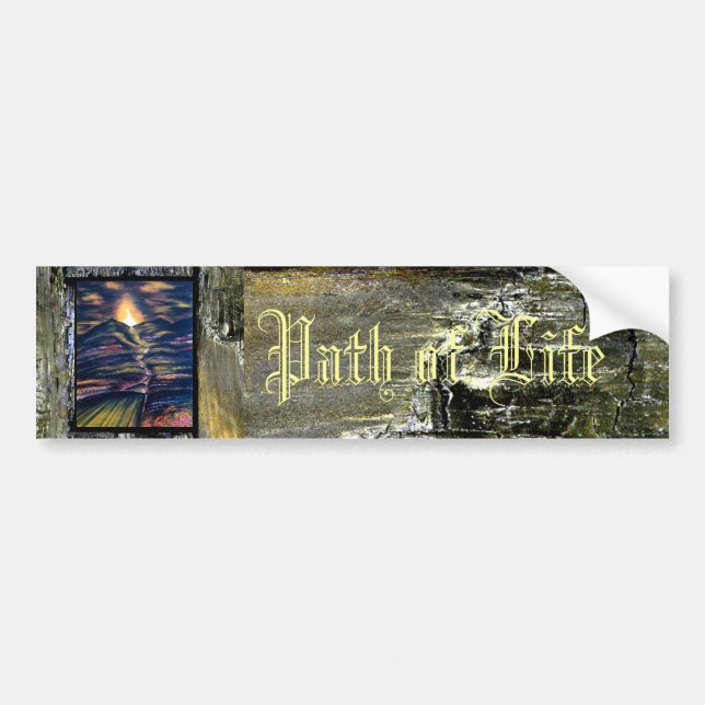 Path of Life Bumper Sticker (Front)