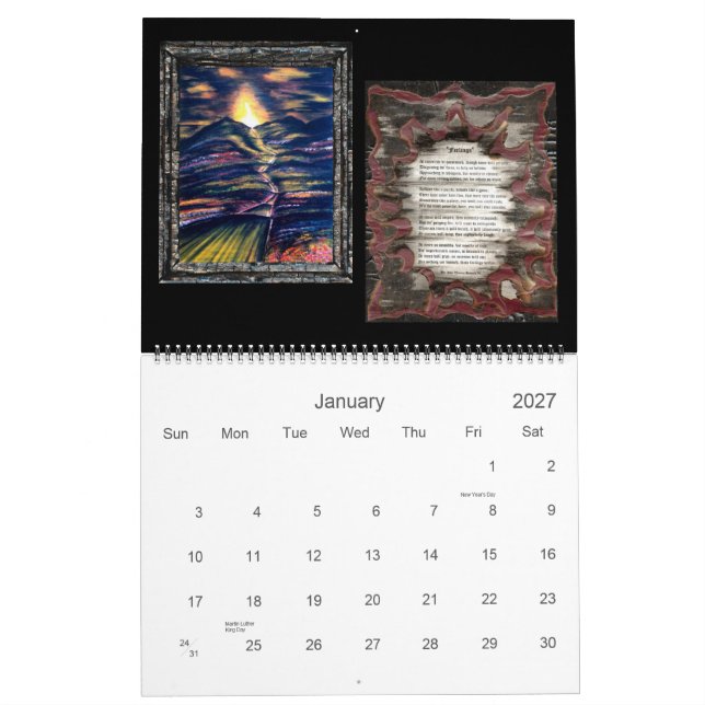 Path of Life Collection Calendar (Jan 2027)