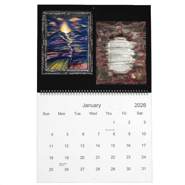 Path of Life Collection Calendar (Jan 2026)