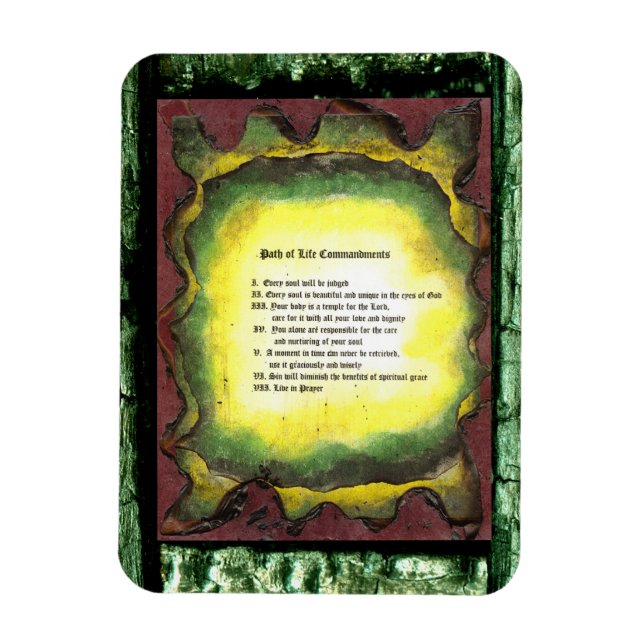 Path of Life Commandments Magnet (Vertical)