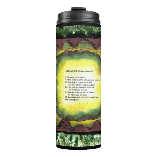 Path of Life Commandments Thermal Tumbler (Front)