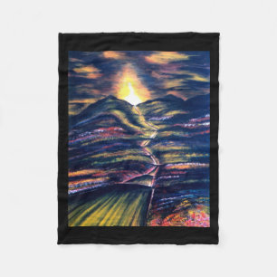Path of Life Fleece Blanket