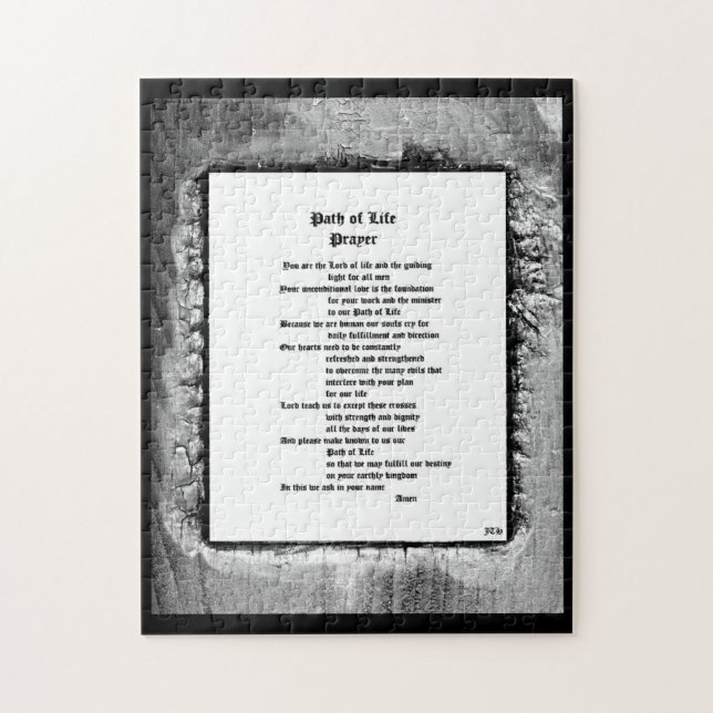 Path of Life Prayer Jigsaw Puzzle (Vertical)