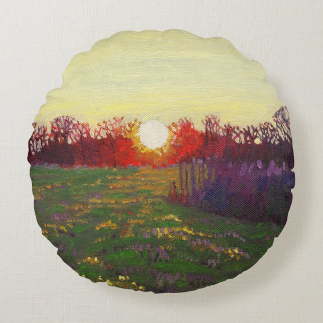 Path of light 2013 round cushion (Front)