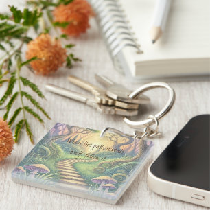 Path & Quote Key Ring