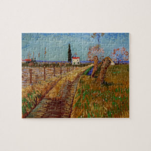 Path Through a Field, Willows by Vincent van Gogh Jigsaw Puzzle