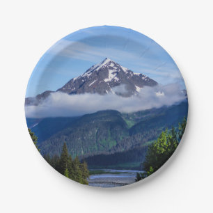 Path Through Alaska Paper Plate