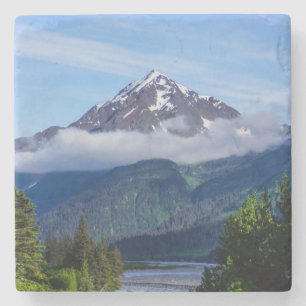 Path Through Alaska Stone Coaster