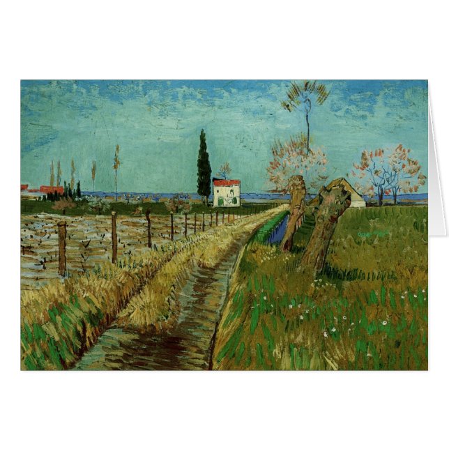 Path Through Field with Willows, Vincent van Gogh (Front Horizontal)