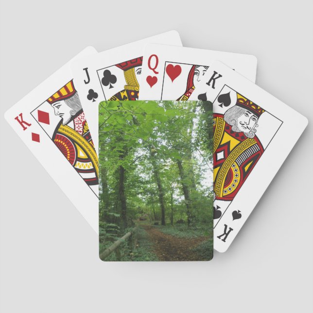 Path Through the Green Forest Playing Cards (Back)