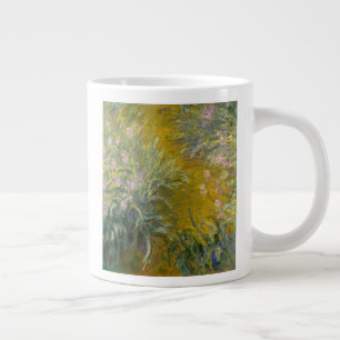Path through the Irises Large Coffee Mug