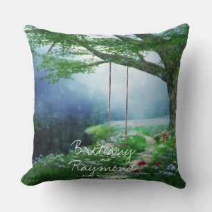 PATH TO FOREVER WOODLAND STREAM PILLOW