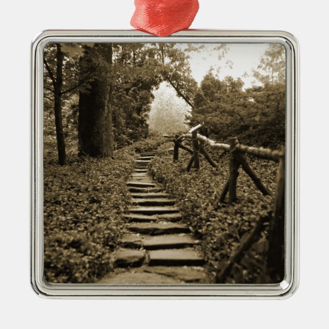 Path To Light Metal Ornament (Front)