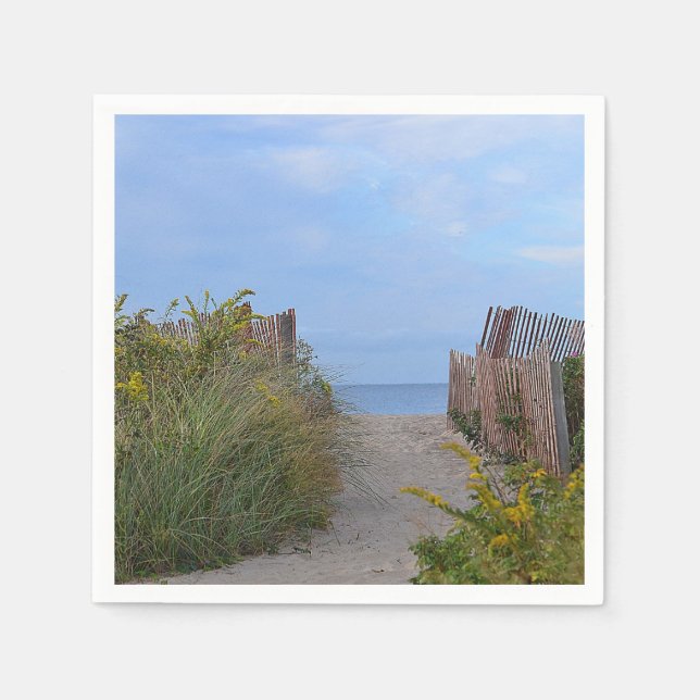 Path To The Beach Napkin (Front)