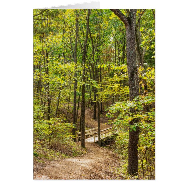 Path To The Bridge Greeting Card (Front)