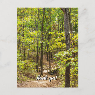 Path To The Bridge Thank You Postcard