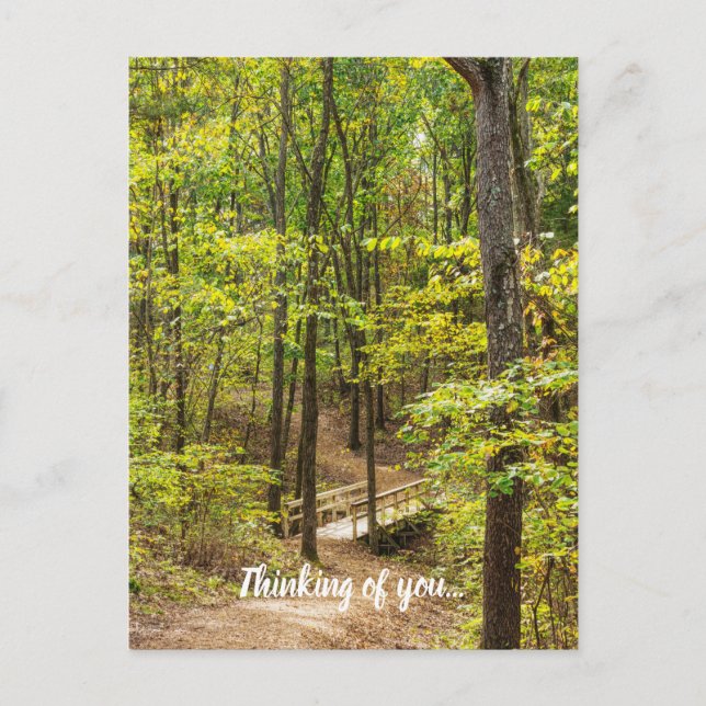 Path To The Bridge Thinking Of You Postcard (Front)