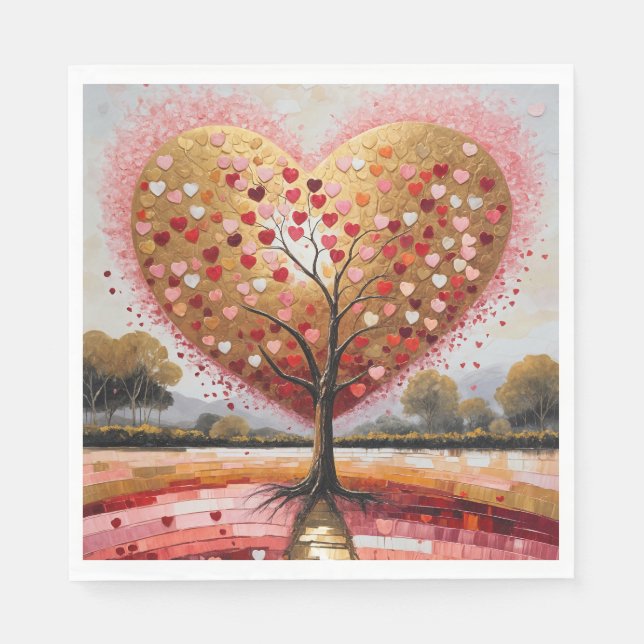 Path to the Heart Napkin (Front)