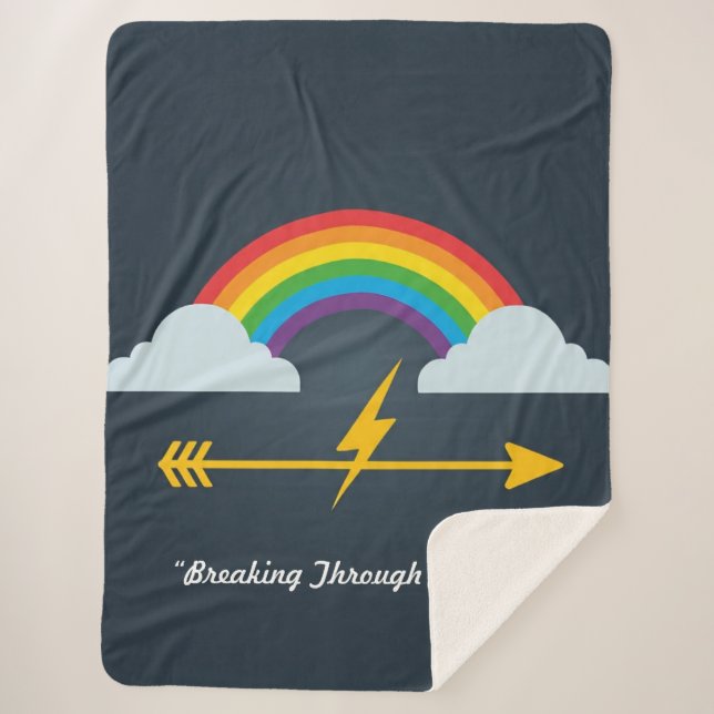 "Path Towards Hope" Sherpa Blanket (Front)