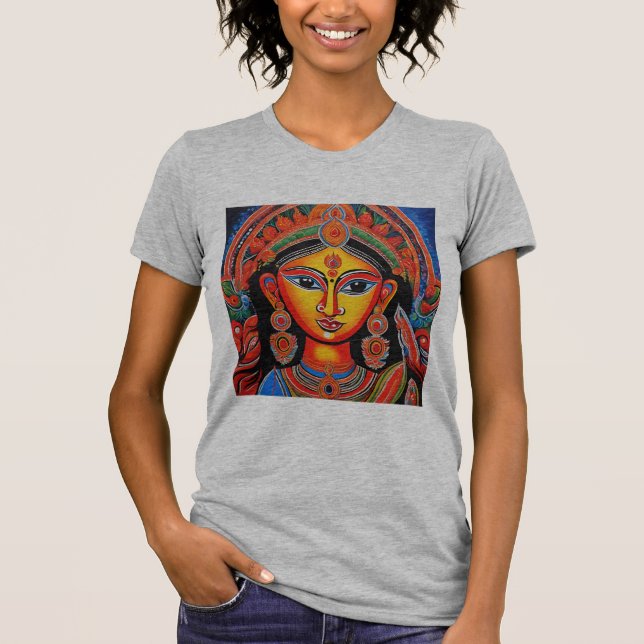 Pathchitra Durga T-Shirt (Front)