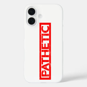 Pathetic Stamp iPhone 16 Case