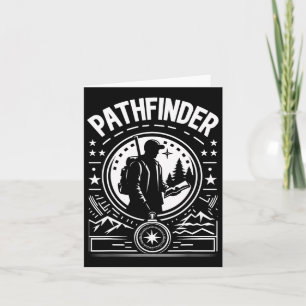 Pathfinder Explorer Adventure Outdoor Hiking Campi Card