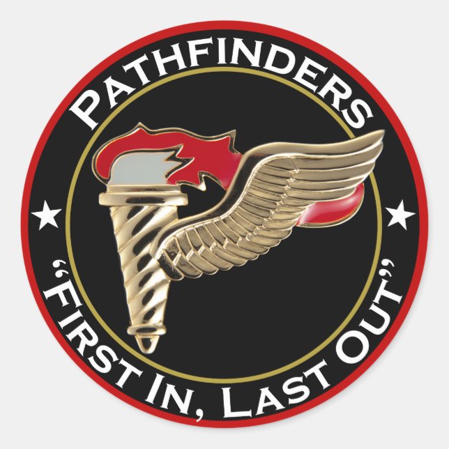 Pathfinder Motto Classic Round Sticker (Front)