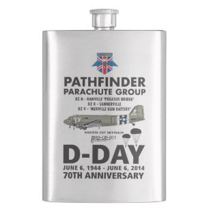 PATHFINDER PARACHUTE GROUP HIP FLASK