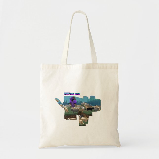 pathis orb tote bag cat pick axe (Front)