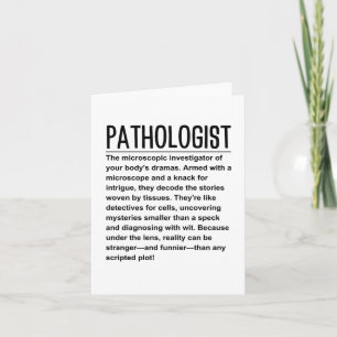 Pathologist Card