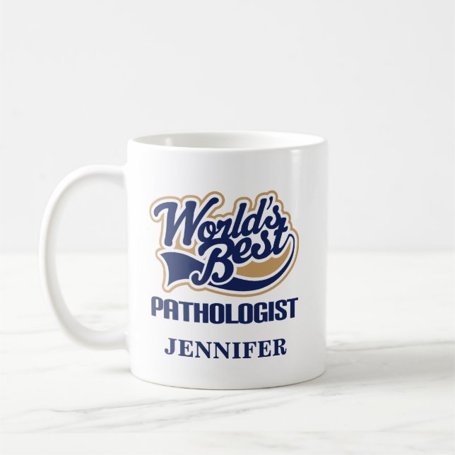 Pathologist Personalised Mug Gift (Left)