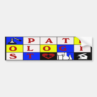 PATHOLOGIST SCRABBLE BLOCKS DOCTOR PHYSICIAN BUMPER STICKER