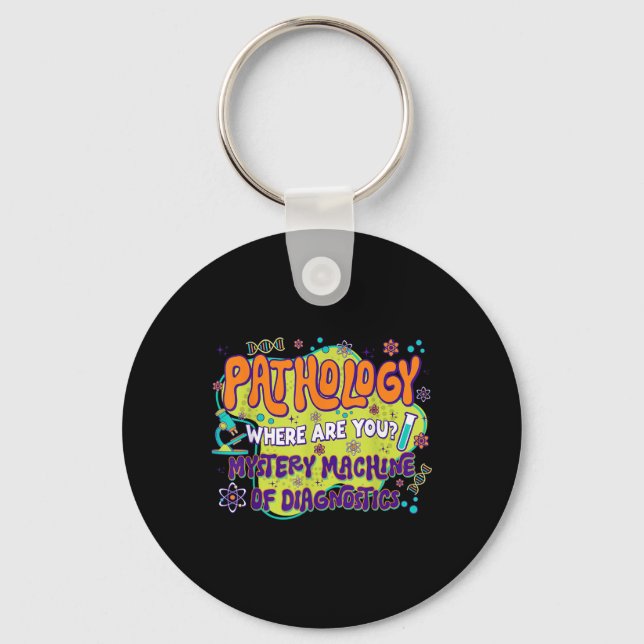 Pathology Lab Week 2025 Mystery Machine Of Diagnos Key Ring (Front)