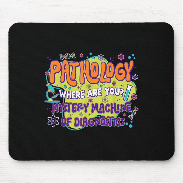 Pathology Lab Week 2025 Mystery Machine Of Diagnos Mouse Pad (Front)