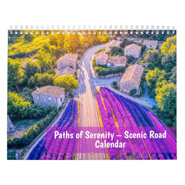 Paths of Serenity – 2026 Scenic Road Calendar (Cover)