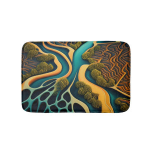 Paths of the Dreamland Bath Mat