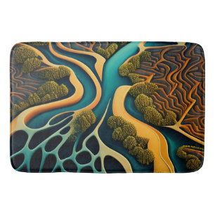 Paths of the Dreamland Bath Mat