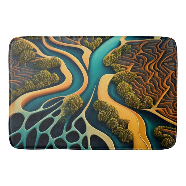 Paths of the Dreamland Bath Mat (Front)