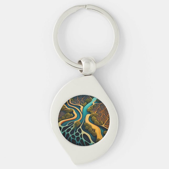 Paths of the Dreamland Key Ring (Front)