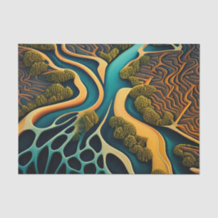 Paths of the Dreamland Tissue Paper